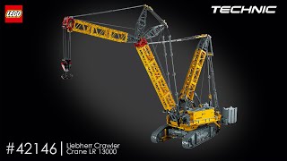 LEGO Technic  Liebherr Crawler Crane LR 13000 42146 [upl. by Htebaile]