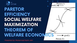 Pareto Efficiency  Social Welfare Maximization  Theorem of Welfare Economics Equity vs Efficiency [upl. by Oibesue]