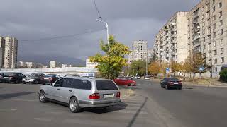 Tbilisi 14102018 Gldani 5th microdistrict გლდანი 5ე მიკრორაიონი Глдани 5й микрорайон [upl. by Ballard530]