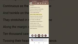 Grade10 Poem 1  DAFFODILS [upl. by Iznekcam]