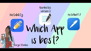 Goodnotes vs Notability vs Noteshelf 2 Comparison [upl. by Tnomad]