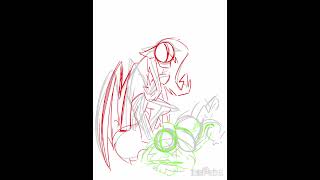 Goretober Day 1 Cannibalism  MLP flutterbat fanart [upl. by Alel]