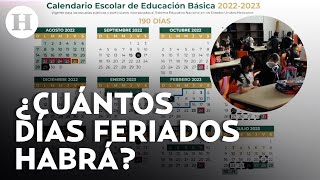 ¡Vacaciones y puentes en ciclo escolar 20232024 Conoce el calendario oficial de la SEP [upl. by Besse]