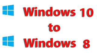 How to downgrade and go back from Windows 10 to Windows 8  Tutorial [upl. by Ecaj]