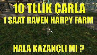 İtemsiz Mage ile 1 Saat Raven Harpy Farm  Knight Online 2024 [upl. by Auston841]