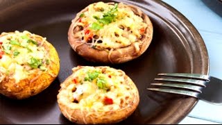 Stuffed Portobello Mushrooms [upl. by Demmahom432]