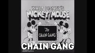 CHAIN GANG Hip Hop Sample Beat Set To A ReCut Of A Banned Mickey Mouse Cartoon Of The Same Name [upl. by Ingles918]