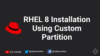 14 RHEL 8 Installation Using Custom Partition  RHCSA RHEL 8 [upl. by Papst]