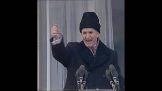 Discurs memorabil Ceausescu Murim mai bine in lupta cu glorie deplina21 decembrie Revolutie 1989 [upl. by Rempe]