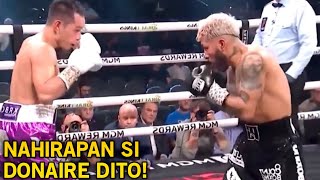 Donaire Nahirapan sa Mexicano Parang Toro  Donaire vs Santiago Highlights [upl. by Valdis]