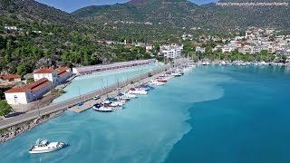 Methana Thermal Springs  Μέθανα  Ιαματικές Πηγές Dji Phantom 3 Drone Greece [upl. by Krilov]