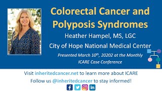 Colorectal Cancer and Polyposis Syndromes [upl. by Neau]