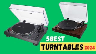 Top 5 Best Turntables Of 2024  Turntables Review [upl. by Arber]