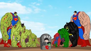 Rescue SUPERHEROES Baby HULK amp SPIDERMAN BATMAN SUPERMAN  Returning from the Dead SECRET  FUNNY [upl. by Atinrahc922]