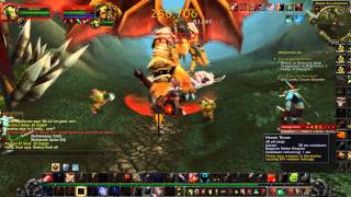 Kaz Rogal the third boss in mount hyjal as a fury warrior solo [upl. by Eeleimaj]