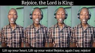 Rejoice the Lord is King  Christian Hymn with Lyrics [upl. by Aletse]