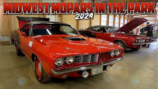 MASSIVE MOPAR CAR SHOW Muscle Cars  Classic Cars  Mopars in the Park 2024 Rare Muscle Cars [upl. by Rentschler]