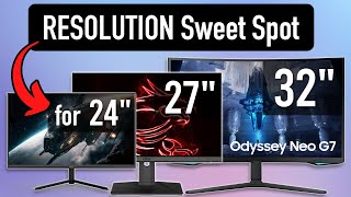 Your Guide to Buying the Perfect Monitor 24 vs 27 vs 32inch for 1080p 1440p 4K  Ultrawide [upl. by Fredi]