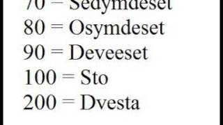 Macedonian Language Lesson 6 Numbers [upl. by Drofhsa]