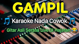 GAMPIL Karaoke Nada Cowok  Guyon Waton  Denny Caknan [upl. by Imar]