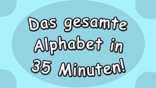 Deutsche Buchtaben von AZ zum Mitsingen  ABC Lieder für Kinder Das gesamte Alphabet [upl. by Suillenroc985]