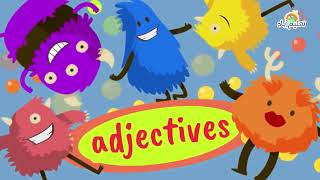 Adjectives English Grammar Song  Informative Songs for Kids  Learn English [upl. by Brandice]