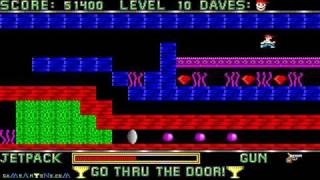 Dangerous Dave  level 110  4 warp zones [upl. by Oivat692]