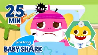 Baby Shark Doctor Mommy is Sick  Compilation  Hospital Play Song amp Story  Baby Shark Official [upl. by Noyek]