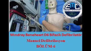 Mindray Beneheart D6 Bifazik Defibrilatör  Manuel Defibrilasyon  Kaşıklar  Paddle  Save Pad [upl. by Anneg41]