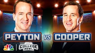 Peyton v Cooper Manning the GOAT of Trivia  Capital One College Bowl [upl. by Bahe]