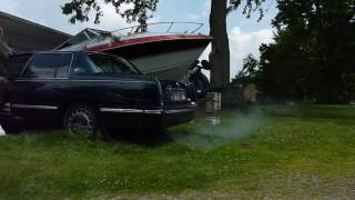 Cadillac DeVille smoking at startup [upl. by Arte]