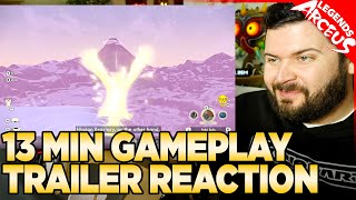 13 Minute Gameplay Trailer Reaction for Pokemon Legends Arceus [upl. by Lodie]