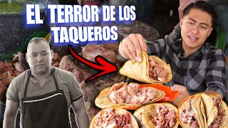 El RETO de CARNITAS el quotGÜEROquot 🌮  Tacos GIGANTES de Medio Kilo 🇲🇽🔥 [upl. by Fairfield]