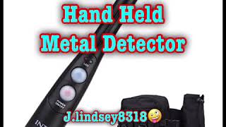 INTEY Hand Held Metal Detector [upl. by Yesima]