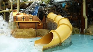 HMS Thundersplash Kinderrutsche  Kids Slide  Sandcastle Waterpark Blackpool [upl. by Siva]