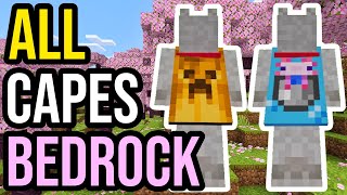 How To Get EVERY CAPE In Minecraft Bedrock  MCPE [upl. by Lissi620]