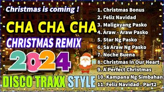 trending CHRISTMAS DISCO TRAXX amp CHA CHA REMIX 2024  nocopyrightmusic reupload [upl. by Asylla]