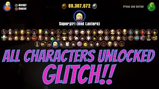 LEGO Dimensions  All Characters Unlocked Glitch On Mystery Dimension [upl. by Vil596]