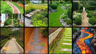 Elegant Garden Walkways New path design Ideas Unique ideas [upl. by Nicol]