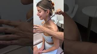 Deep Muscle Scraping Graston Technique Best Massage for Neck Pain Headaches Tightness [upl. by Elrebma]