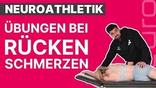 🧠 Neuroathletik Übungen bei Rückenschmerzen  ARTZT neuro [upl. by Alegnatal193]