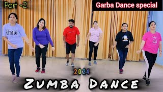 30mins GARBA Dance Workout  Easy Steps  Exercise to Lose weight 35kgs  Zumba Dance  zumba 🔥 [upl. by Noied]