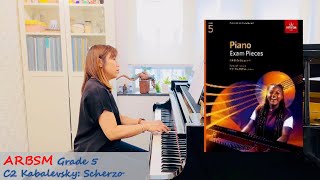 ABRSM Piano Grade 5 C2 D B Kabalevsky Scherzo No14 from 30 Childrens Pieces Op27 [upl. by Arte860]