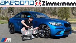 BMW M2 Gets New Brakes  Akebono amp Zimmermann Review [upl. by Barcroft]