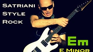 Satriani Style Guitar Backing Track in E Minor [upl. by Clinton]