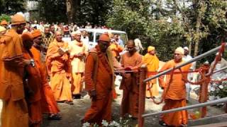 Mayavaty Advaita Ashrama of Ramakrishna MathBelur Vedamantrah in presence of SwSmarananandaji [upl. by Shornick951]