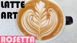 Latte Art Rosetta [upl. by Anek]