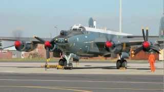 SAAF Museum Avro Shackleton MR3  Engine Run Ysterplaat Cape Town [upl. by Thevenot]