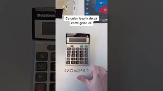 Calcul du prix de la carte grise 😜 Likez commentez partagez et abonnezvous williamcommercial [upl. by Nivac472]