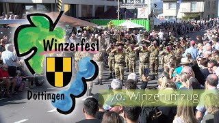 Winzerfest Döttingen 2023  70Winzerumzug [upl. by Aceissej]